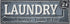 Ottomanson Laundry Collection Bordered Non-Slip Rubber Back Runner Rug, 20" x 59", Grey