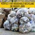 33 Gallon Clear Trash Bags - (Huge 100 Pack) - 33" x 39" - 1.5 MIL (eq) - CSR Series - Heavy Duty Industrial Liners Clear Garbage Bags for Recycling, Contractors, Storage, Outdoor