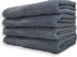 Springfield Linen Bath Towels - Cotton Bath Towels, Pack of 4 Premium Quality 100% Cotton, Size 27x54 Highly Absorbent and Multi- Purpose Bath Towel Set - Machine Washable Grey Bath Towels (Grey)