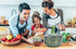 Brieftons Salad Spinner and Chopper: Large 6.3-Quart Lettuce Greens Vegetable Washer Dryer, with Bonus 0.95-Quart Veggie Chopper Mixer, Compact Storage, Easy Push Operation for Quick Veggie Prepping