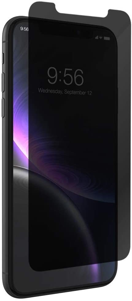 ZAGG InvisibleShield Glass+ Privacy Screen Protector for Apple iPhone 7 Plus, iPhone 6s Plus, iPhone 6 Plus €“ 3X Impact Protection, Transparent (I7LGPC-F00)