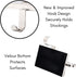 BIRDROCK HOME Merry Christmas Stocking Holder for Mantle - Christmas Decorations - Holiday Greetings - Mantle Fireplace Topper - Decorative Metal Hanger for Stockings - Home D©cor