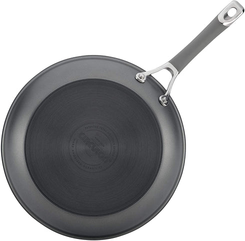 Circulon Elementum Hard Anodized Nonstick Frying Pan / Fry Pan / Hard Anodized Skillet - 8.5 Inch, Gray