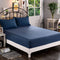 Premium Hotel Quality 1-Piece Fitted Sheet, Luxury & Softest 1500 Thread Count Egyptian Quality Bedding Fitted Sheet Deep Pocket up to 16inch, Wrinkle and Fade Resistant, California King, Navy Blue