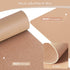 LOLLIDO Natural Cork & Leather Dual Sided Desk Pad, 36" x 17" Waterproof PU Leather Desk Writing Mat, Large Mouse Pad Desk Protector(Cork+Bronze)