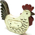 Rustic Chicken Pair Tabletop Decor Figurine