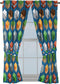 Jay franco Minecraft Isometric Blue 63 in Drapes 4 Piece Set - Beautiful Room Decor&Easy Set Up, Bedding Features Creeper - Window Curtains Include 2 Panels&2 Tiebacks (Official Minecraft Product)