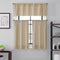Saville 24-Inch Kitchen Window Curtain Tier Pair and Valance in