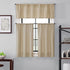 Saville 24-Inch Kitchen Window Curtain Tier Pair and Valance in