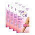 Hair Off Hair Remover Mitten - All-Natural, Painless & Chemical Free - Full Body Hair Removal - Slows & Lessens Regrowth - Exfoliates Skin (3 Mittens Per Box, Pack of 4)