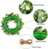 Spring Wreaths for Front Door Wreath 16 inch with Welcome Sign Farmhouse Outdoor Summer Wreath Greenery Eucalyptus for All Seasons
