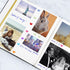 Golden State Art, Self Adhesive Magnetic Photo Album, Self-Stick Albums Holds 3X5, 4X6, 5X7, 6X8, 8X10 DIY Photos-10.6 x 11.4 Inch (Black, 40 Pages, No Front Cover Opening)