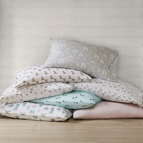 Intelligent Design Microfiber Wrinkle Resistant, Soft Sheets with 12" Pocket Modern, All Season, Cozy Bedding-Set, Matching Pillow Case, Full, Novelty Grey Llamas
