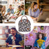 Hafmall Insulated Lunch Bag for Women, 9L Dual Deck Womens Lunch Box with Shoulder Strap, Reusable Adult Lunch Tote Bag for Work/School/Picnic, Daisy