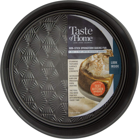 Taste of Home 9-inch Non-Stick Metal Springform Baking Pan