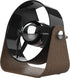 Sharper Image SBS1-SI Small Personal USB Fan with Soft Blades, 2 Speeds, Touch Control, Quiet Operation, 5V Wall Adapter, 6 ft. Cable, Black