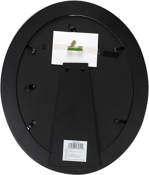Malden International Designs 2163-80 Classic Oval Black Wood Picture Frame, 8x10, Black