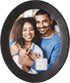 Malden International Designs 2163-80 Classic Oval Black Wood Picture Frame, 8x10, Black