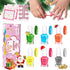 TOMICCA Kids Nail Polish, Non-Toxic Peel-Off Nail Polish Set for Girls, Natural Safe Quick Dry Water Based Nail Polish Gifts Toys Kit for Girls Toddlers Kids Age 3-12