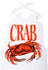 Premium Crab Dining Bibs - Disposable Adult Seafood Bib (75 Pack)