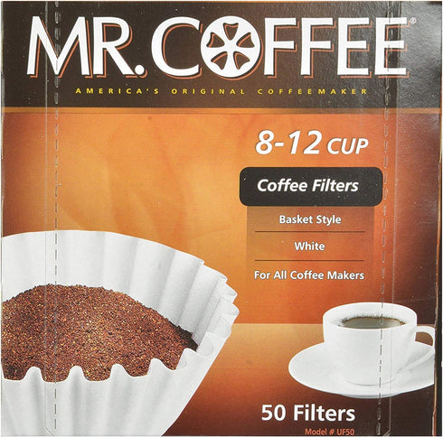 Mr. Coffee Coffee Basket Filters 8 12 Cup 50 Filters
