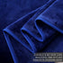 Polar Fleece Throw Blankets Travel Size for The Bed Extra Soft Brush Fabric Super Warm Sofa Throw Blanket 50" x 61"(Royal Blue Travel)