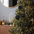 3.14" Christmas Ball Ornaments 16 Pcs Christmas Tree Decorations Set Shatterproof Black Big Christmas Ornaments Balls with Hanging Loop for Holiday Party Wreath Xmas Tree Decor