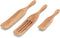 Fox Run 3-Piece Acacia Spurtle Set (Stirring Spatula/Spoon), 2 x 6 x 14.5 inches, Brown