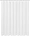 Extra Wide Extra Long Fabric Shower Curtain Liner 108 x 84 inch, Hotel Quality, Washable, White Spa Bathroom Curtains with Grommets, 108x84