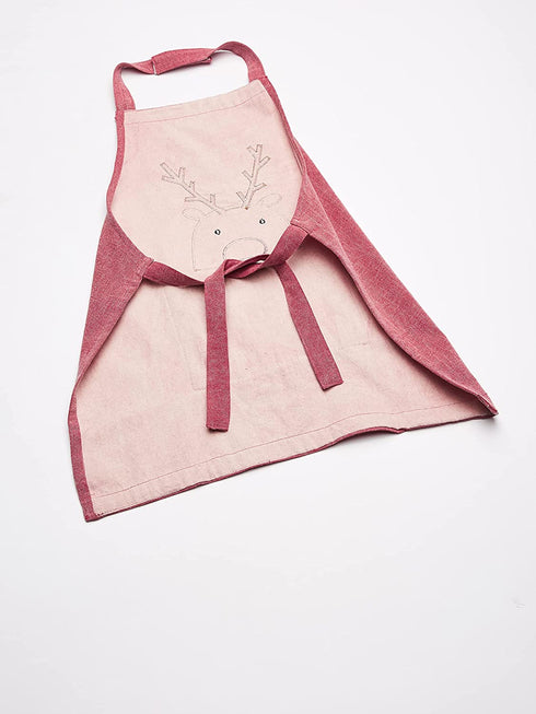 Mud Pie Christmas Apron (Reindeer), "24""x 20""" (12600142R)