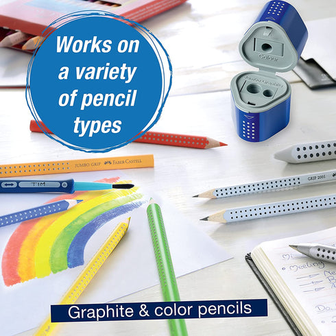 Faber-Castell Grip Trio Sharpener Arts and Crafts, Multi