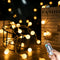 33Ft 100 LED Mini Ball String Lights, Fairy Lights with Remote, 8 Lighting Modes and Timer Function for Bedroom, Garden, Patio, Wedding, Christmas Tree, Warm White