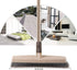 Eyliden Push Broom 12.6" Wide Multi-Surface Heavy Duty Angle Broom, 48" Long Handle, Stiff Bristle Broom Brush for Cleaning Patio Garage Deck Concrete Wood Stone Tile Indoor Outdoor Rough Floor