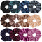 12 Pcs Big Hair Scrunchies Velvet Elastic Hair Bands Scrunchy, Large Hair Scrunchies for Women's Hair, Hair Ties Scrunchie Accessories Valentine's Day Christmas Gifts for Women Teenage Girls