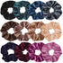 12 Pcs Big Hair Scrunchies Velvet Elastic Hair Bands Scrunchy, Large Hair Scrunchies for Women's Hair, Hair Ties Scrunchie Accessories Valentine's Day Christmas Gifts for Women Teenage Girls