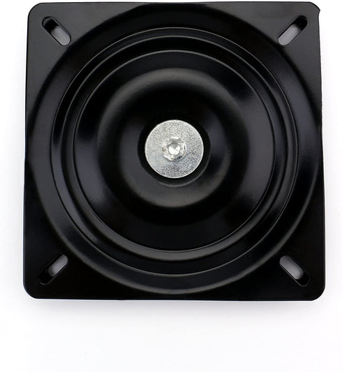 Fasmov 7" Heavy Duty Bar Stool Swivel Replacement Seat Swivel Base Bar Stool Swivel Plate, Black