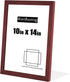 10x14 inch Wood Picture Frames for Wall Hanging,Diamond Painting Frames Rectangle Baby Scan Picture Frame for Family Walls Decoration,Anniversary,Wedding,Christmas,Halloween,Shower,Certificate (Red)