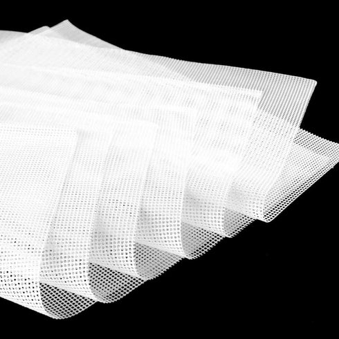 Silicone Dehydrator Sheets Pack of 6,Non-stick Food Fruit Dehydrator Mats Reusable Steamer Mesh Mat for Fruit Dryer (6, 14 x 14 inch)