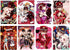 Toomilki Toilet bound Hanako kun Posters Japanese Anime Poster Art Prints for Home Wall Decor, Set of 8 PCS, 11.5in x16.5in