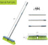 PHYEX 18 Push Broom with Adjustable Long Handle, Multi-Surface Floor Scrub Brush for Cleaning Deck, Patio, Garage, Driveway