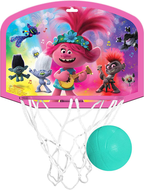 Hedstrom Over The Door Basketball Hoop Set, Trolls 2