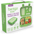Bentgo® Kids Children™s Lunch Box - Leak-Proof, 5-Compartment Bento-Style Kids Lunch Box - Ideal Portion Sizes for Ages 3 to 7 - BPA-Free, Dishwasher Safe, Food-Safe Materials (Green)