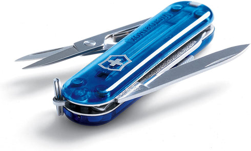 Victorinox Swiss Army Classic SD Pocket Knife, Translucent Sapphire