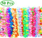 FunToy Hawaiian Leis 50 Counts Tropical Hawaii Luau Flower Lei for Adults and Kids Party Decorations