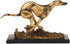 Design Toscano NY1280200 Greyhound Whippet Art Deco Dog Statue, Bronze