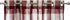Lorraine Home Fashions 09570-V-00148 RED Courtyard Grommet Window Curtain Valance, Red, 53" X 18"