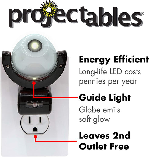 Projectables LED Night Light Projector, Plug-in, Dusk-to-Dawn, Collectors Edition, Ceiling, Wall, or Floor, Ideal for Bedroom, Nursery, 43646, Star Wars | 6-Image
