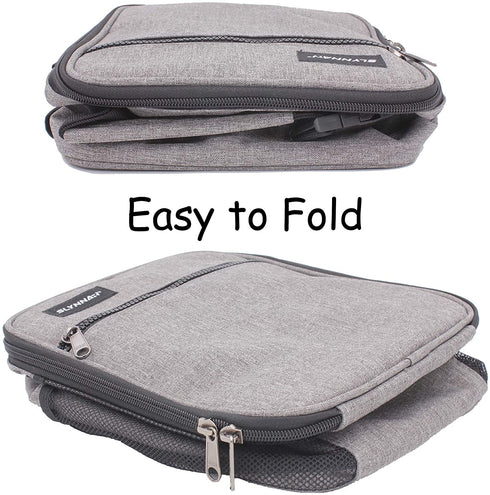 Slynnar Lunch bag Freezable Lunch Box, Rose Grey