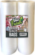 Vac Fresh Food Vacuum Sealer Rolls (2, 11" x 50')3.5mil Embossed Food Storage Bags, Vacuum Seal Bags for Meal Prep, Sous Vide Bags for Cooking (100 Feet)
