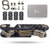 Compact Key Organizer by KEYTEC - Carbon Fiber Smart Key Holder with Multitools - Bottle Opener Phone Stand - Long Screw Anti Loosening Washer - Full Expansion Kit - Linear Type